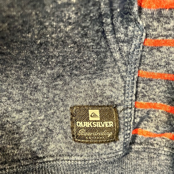 Mens Quiksilver Full Zip Up Knit Hoodie Size L - Picture 4 of 5